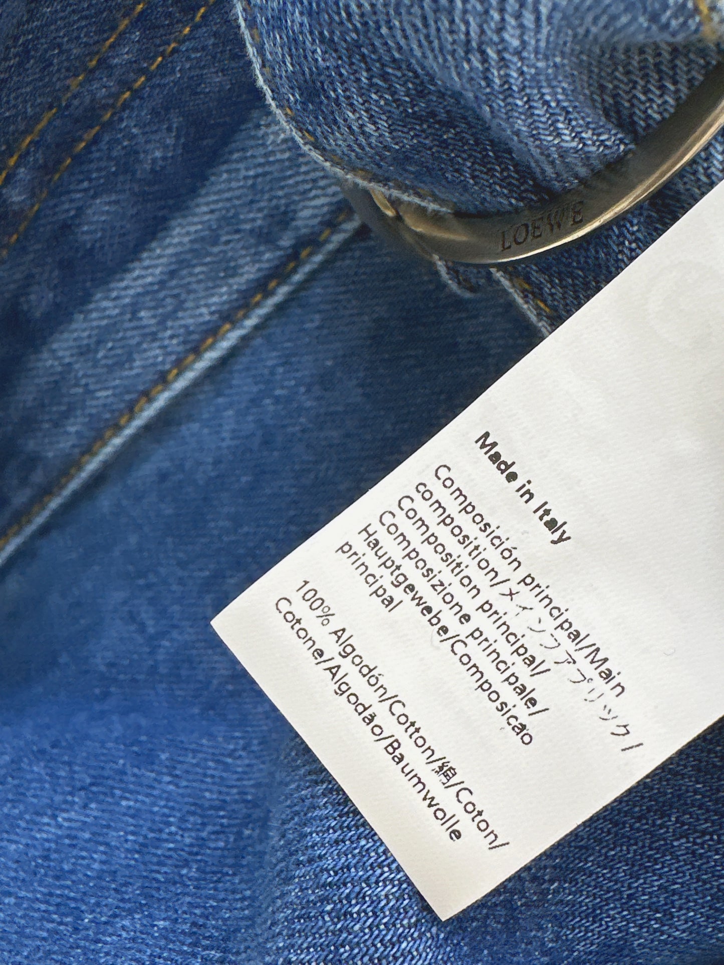 26ss Workwear-style tapered wide-leg jeans