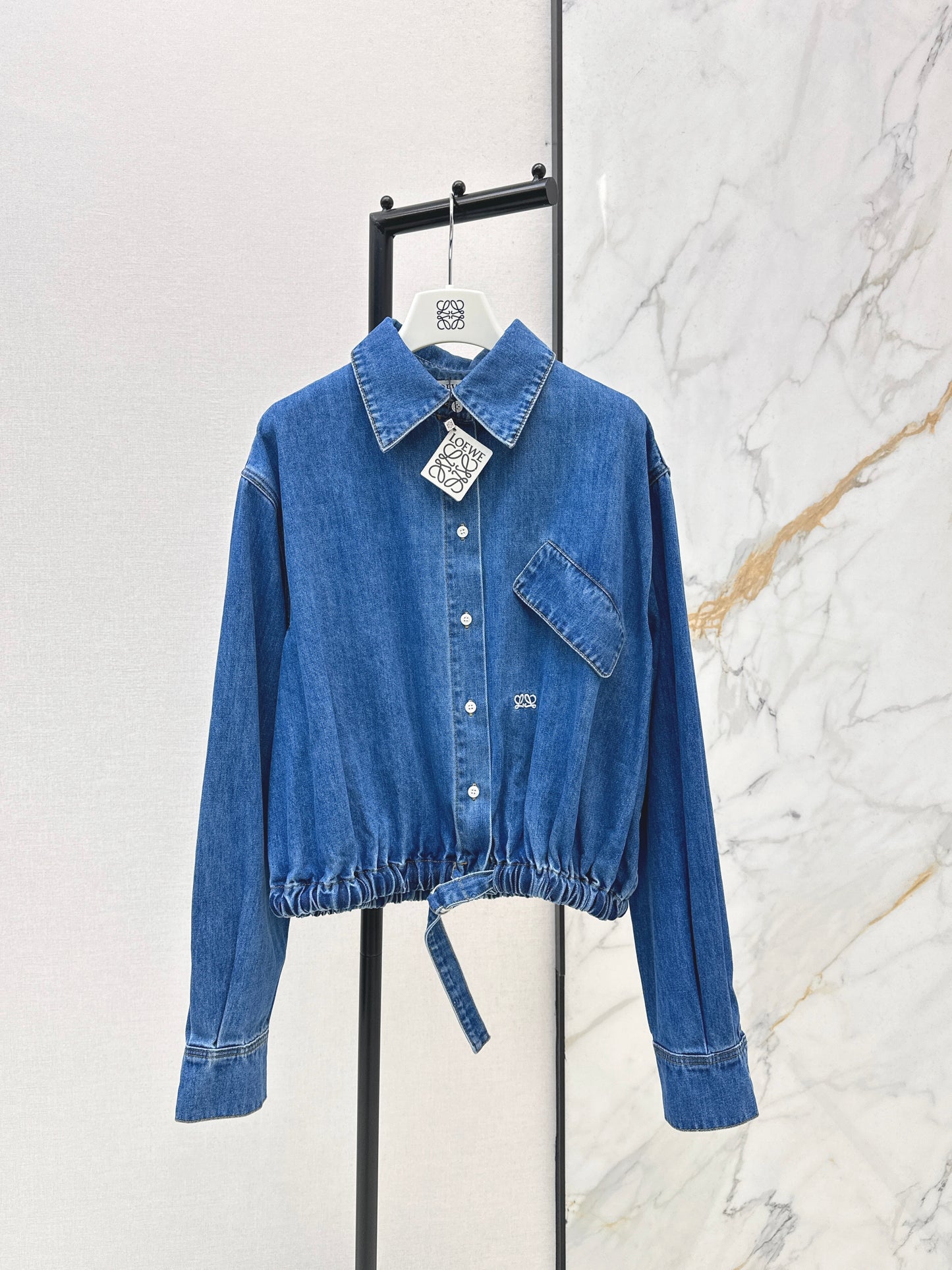 26ss Denim Shirt Collar Jacket