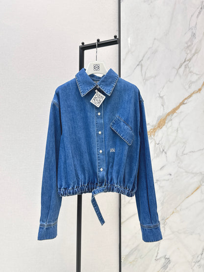 26ss Denim Shirt Collar Jacket