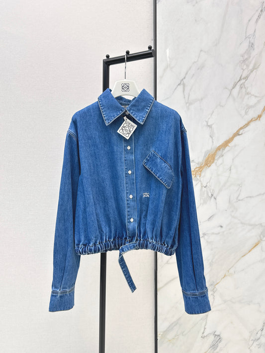 26ss Denim Shirt Collar Jacket