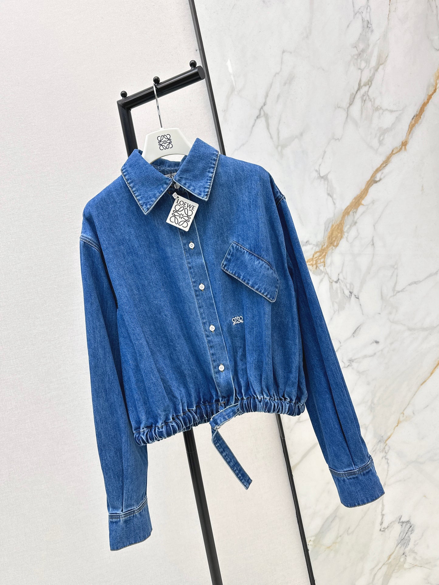 26ss Denim Shirt Collar Jacket