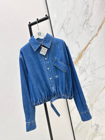 26ss Denim Shirt Collar Jacket