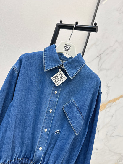 26ss Denim Shirt Collar Jacket