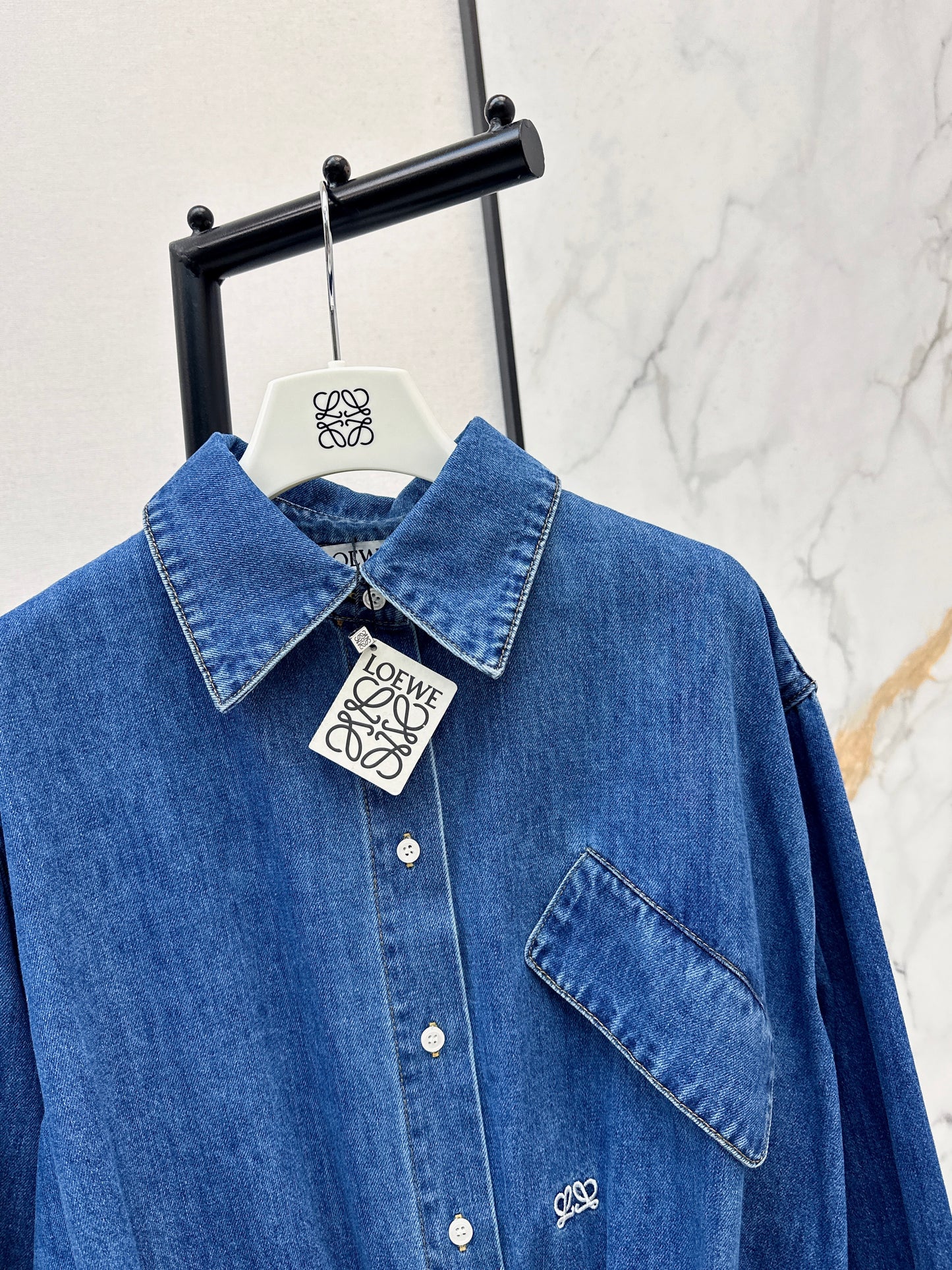 26ss Denim Shirt Collar Jacket