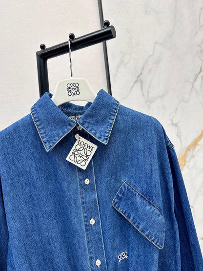 26ss Denim Shirt Collar Jacket