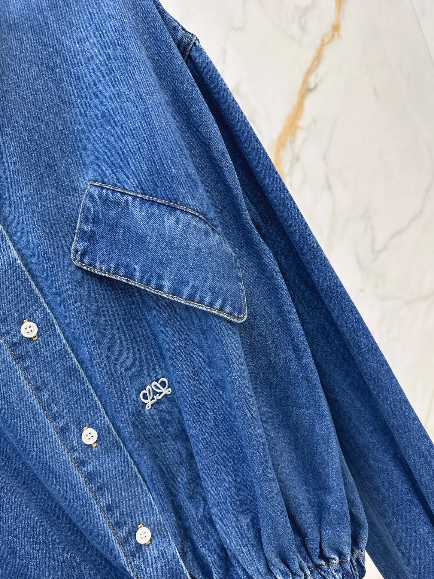 26ss Denim Shirt Collar Jacket