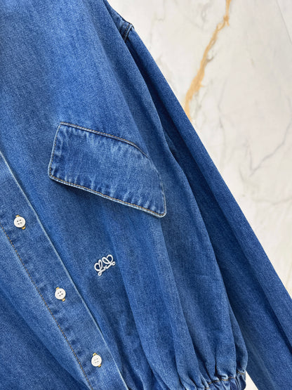 26ss Denim Shirt Collar Jacket
