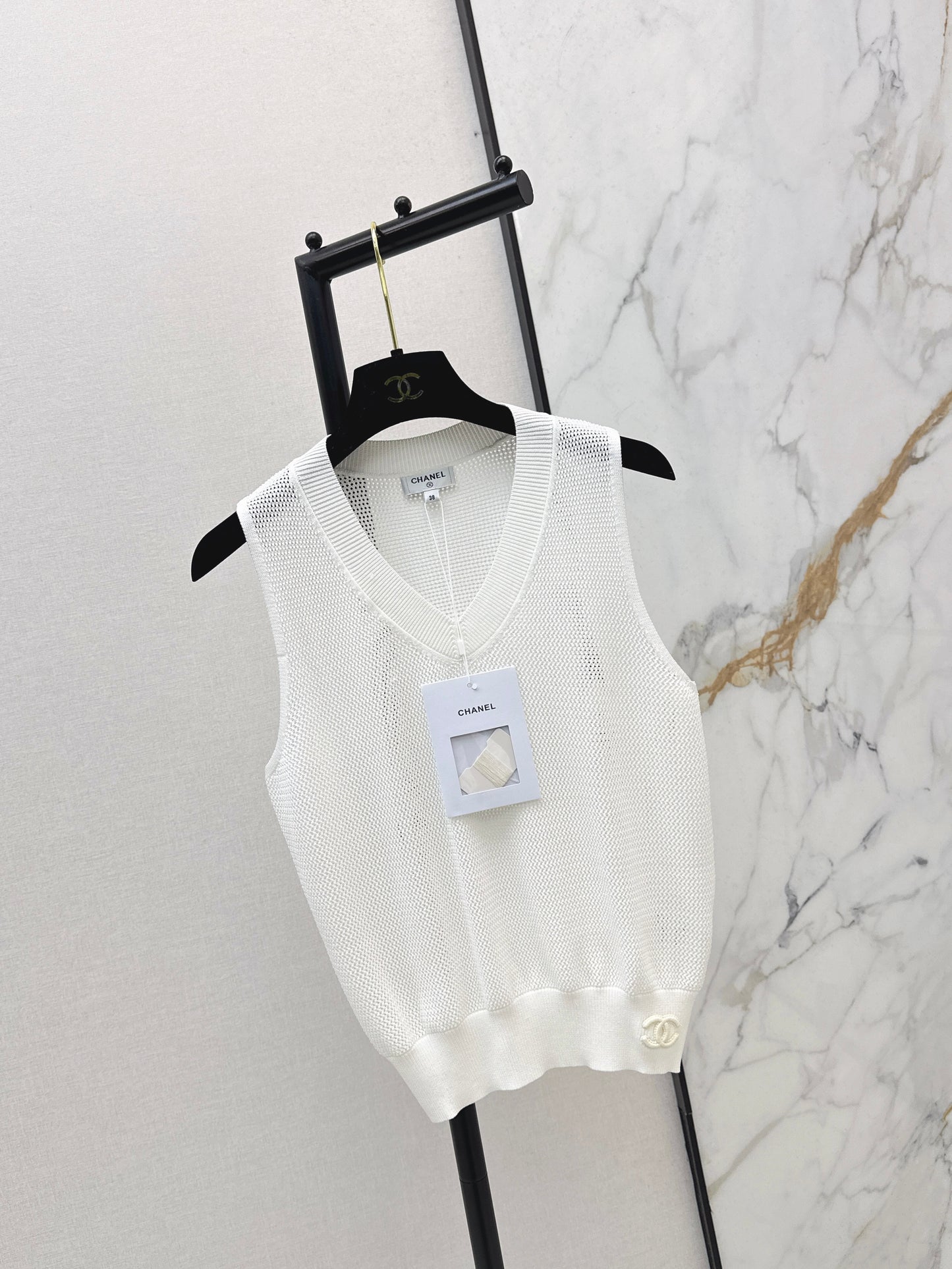 26ss V-neck knit vest