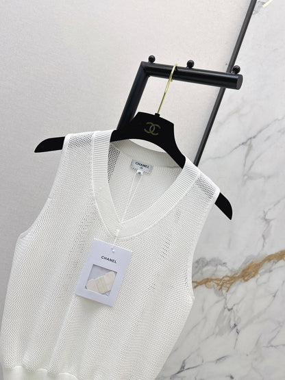 26ss V-neck knit vest