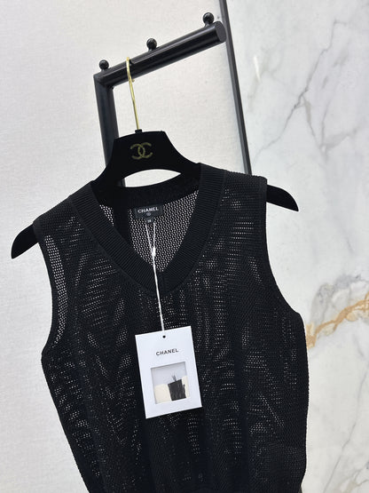 26ss V-neck knit vest