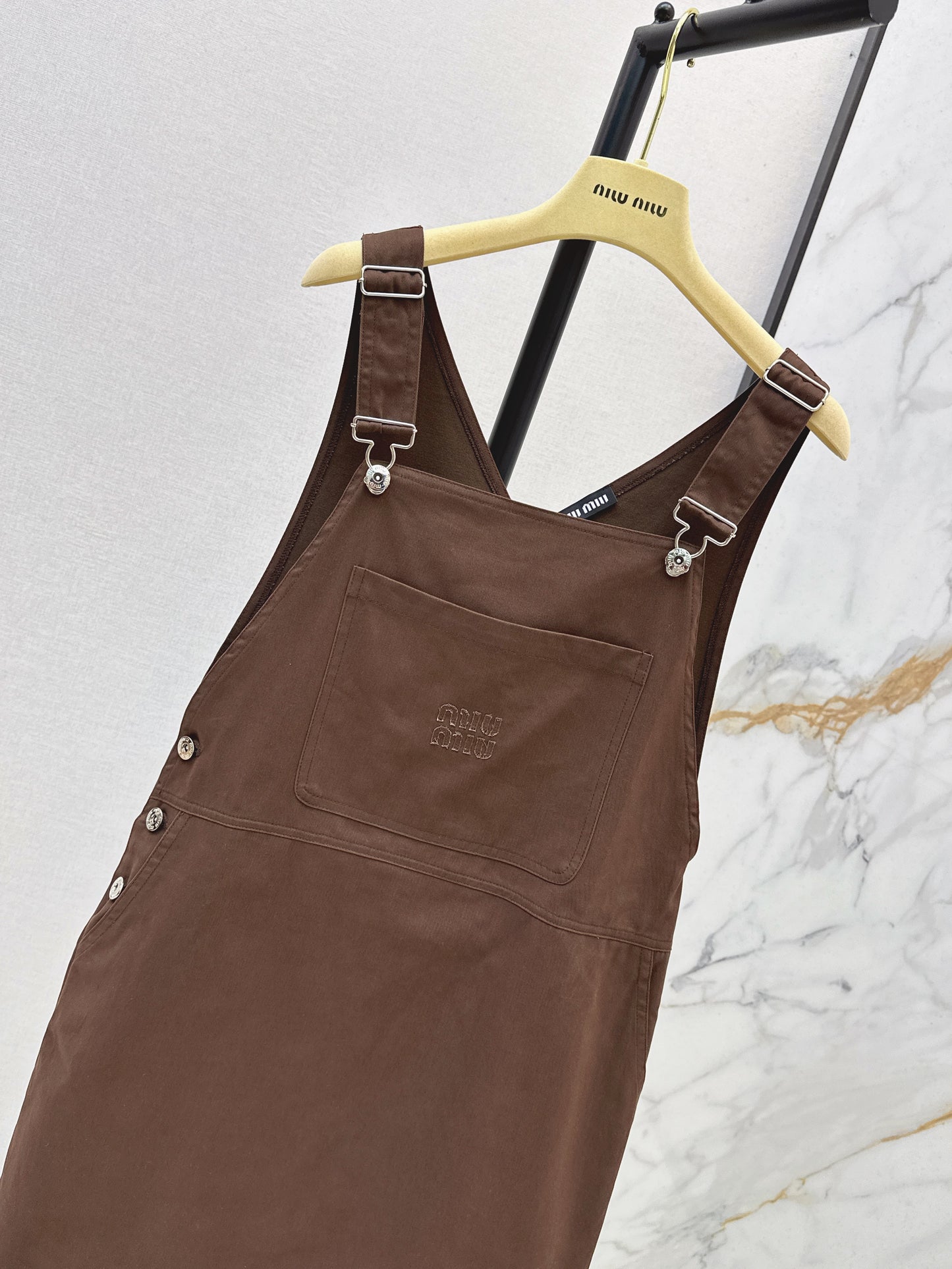 26ss Youthful overalls dress