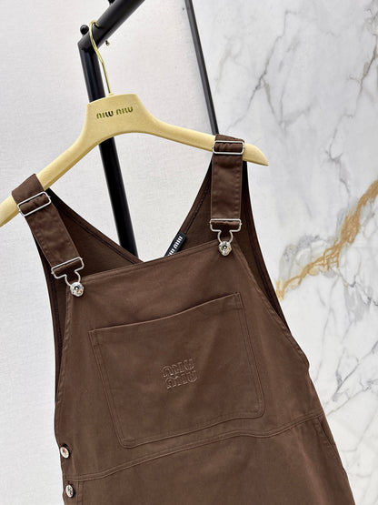 26ss Youthful overalls dress