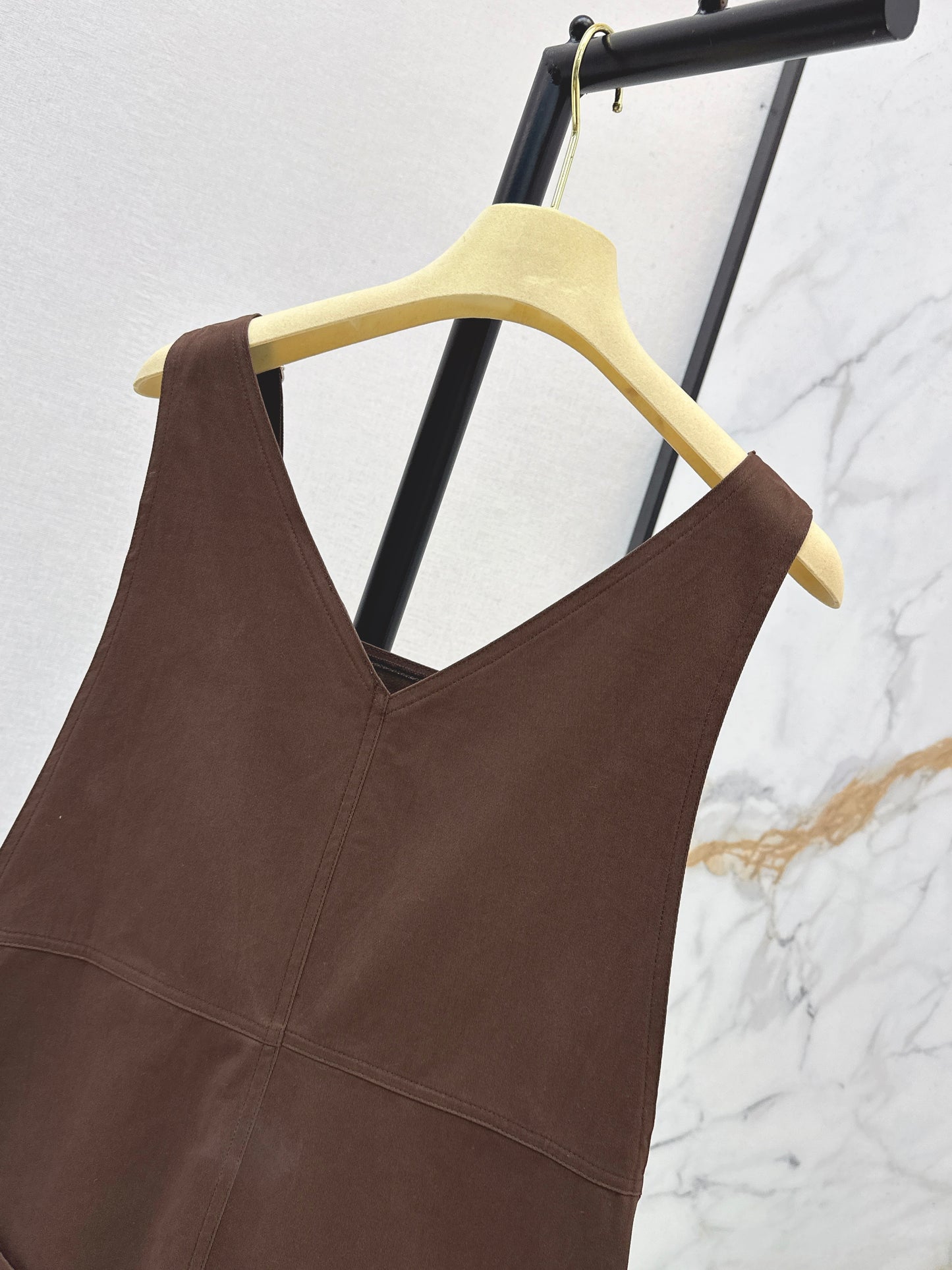 26ss Youthful overalls dress