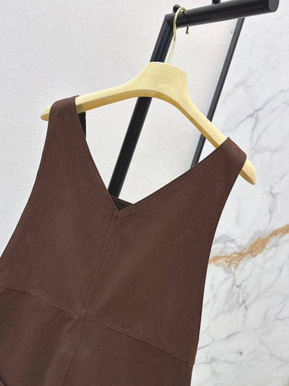 26ss Youthful overalls dress