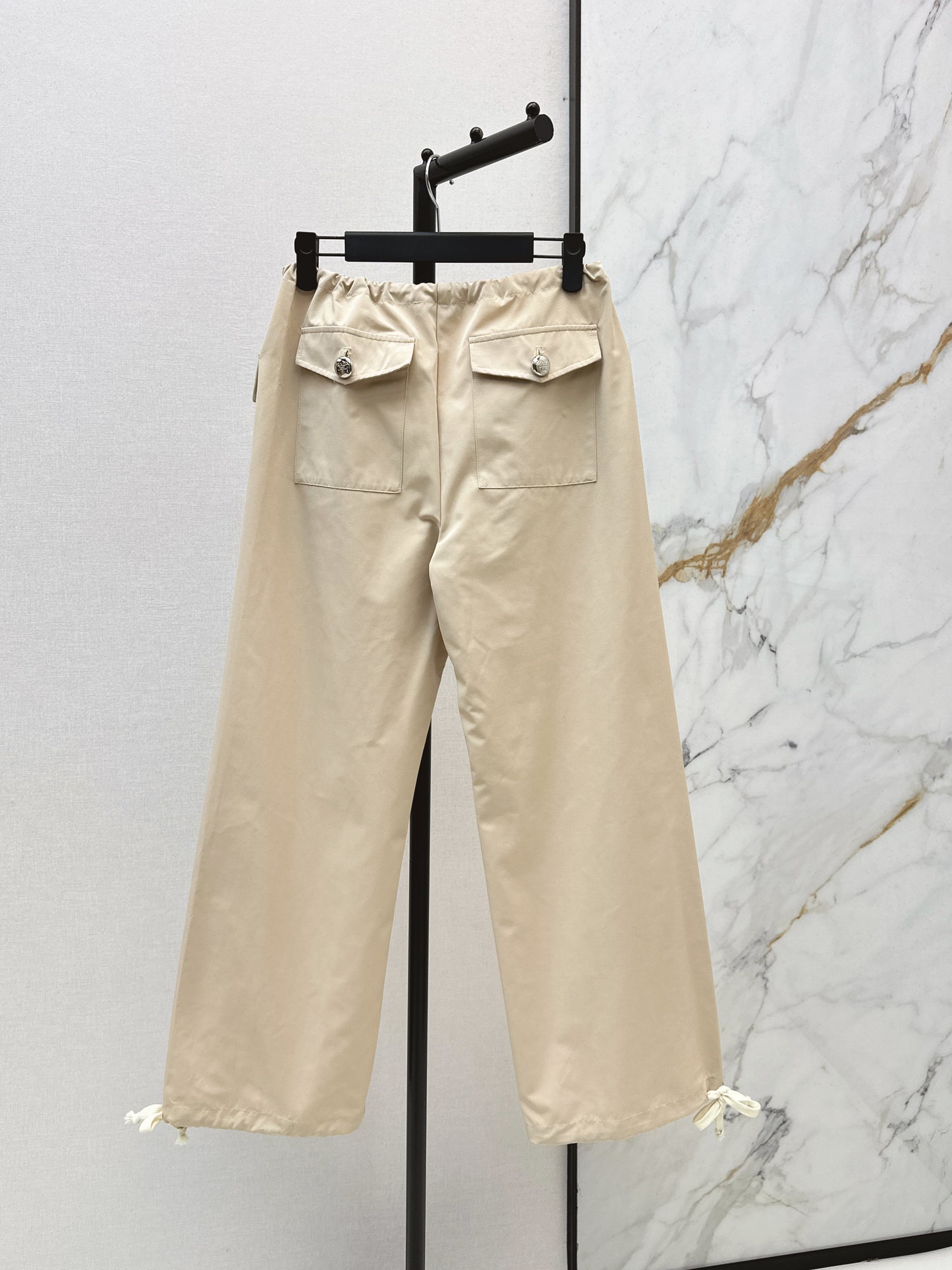 26ss Wide-leg trousers with double pockets