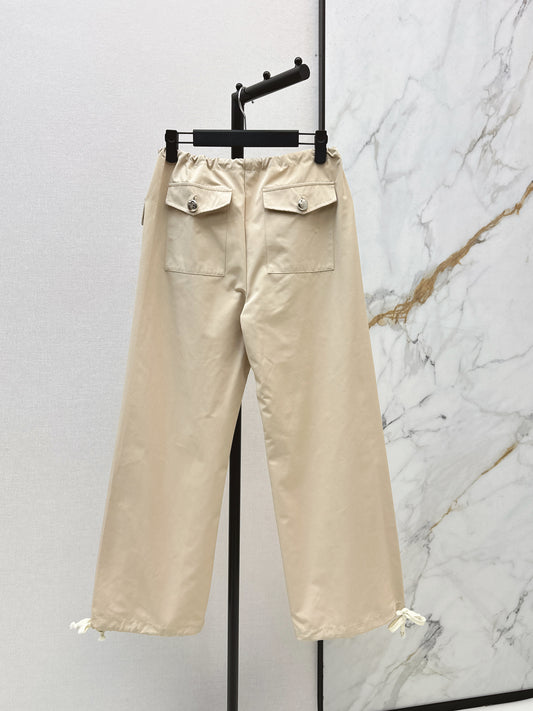 26ss Wide-leg trousers with double pockets