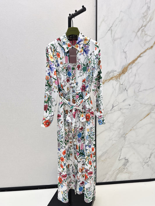 26ss Floral Pattern Dress
