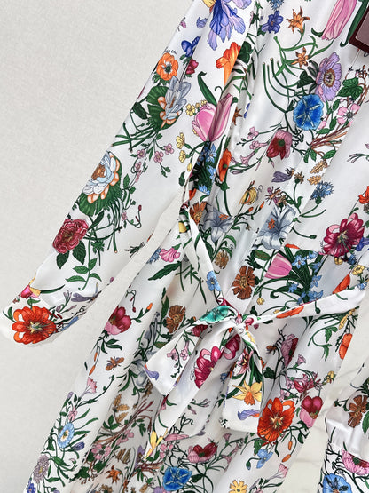 26ss Floral Pattern Dress
