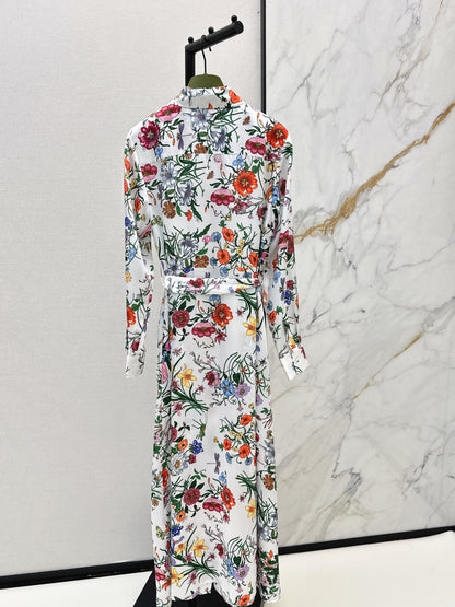 26ss Floral Pattern Dress