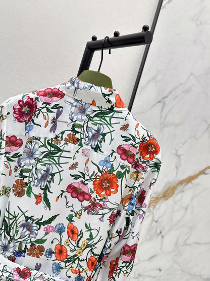 26ss Floral Pattern Dress