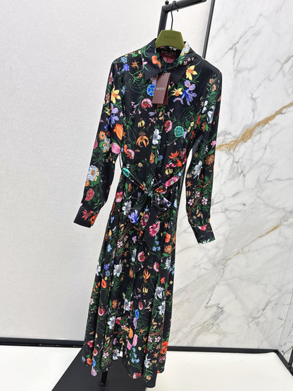 26ss Floral Pattern Dress