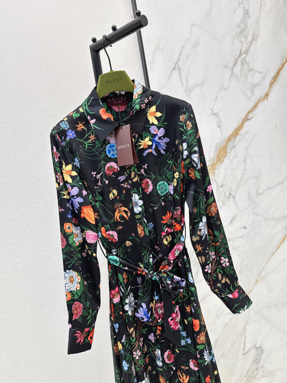 26ss Floral Pattern Dress