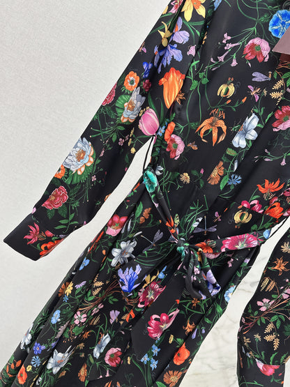 26ss Floral Pattern Dress
