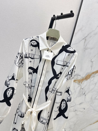 26ss Totem Print Dress