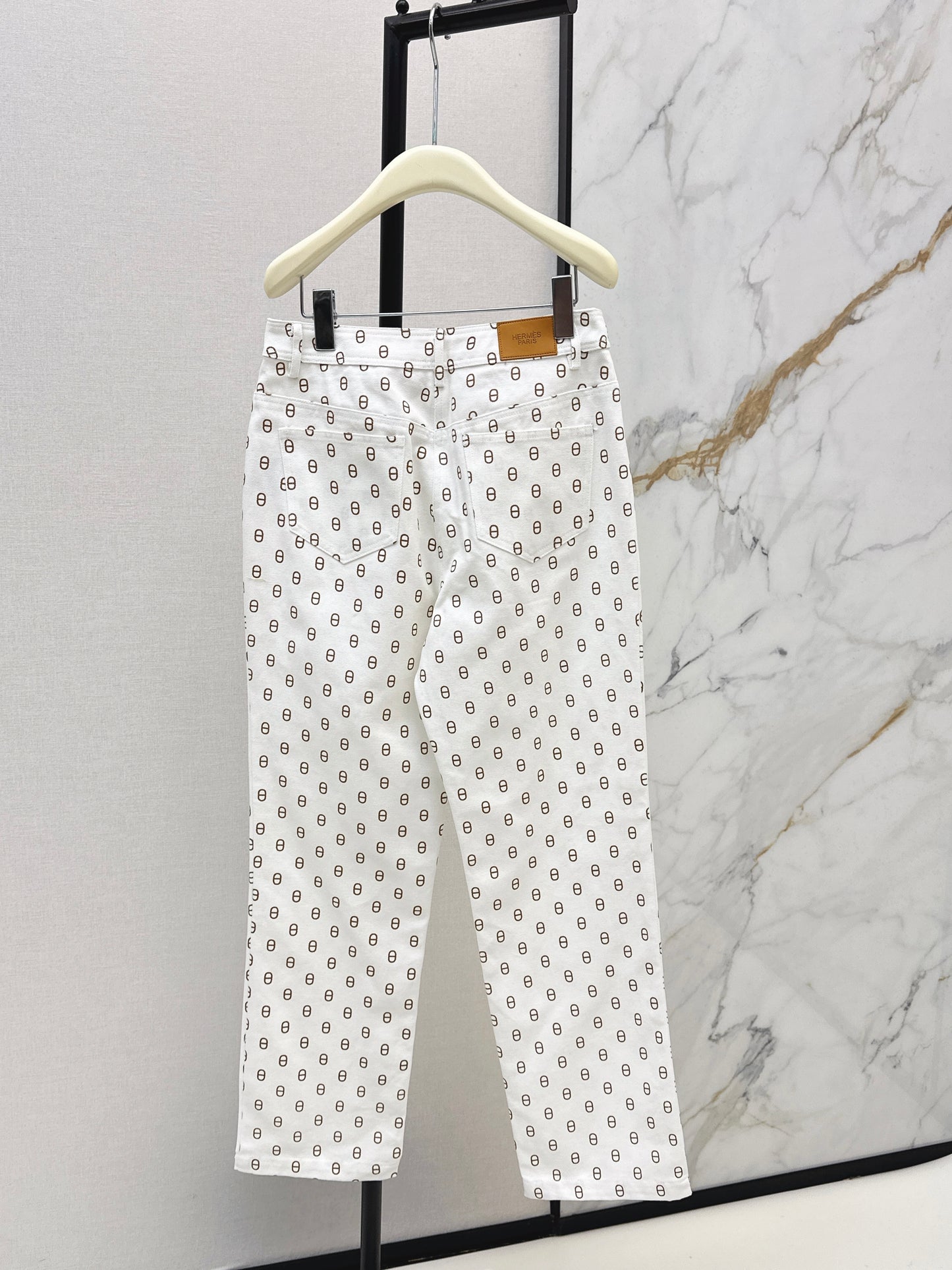 26ss Pig nose print jeans