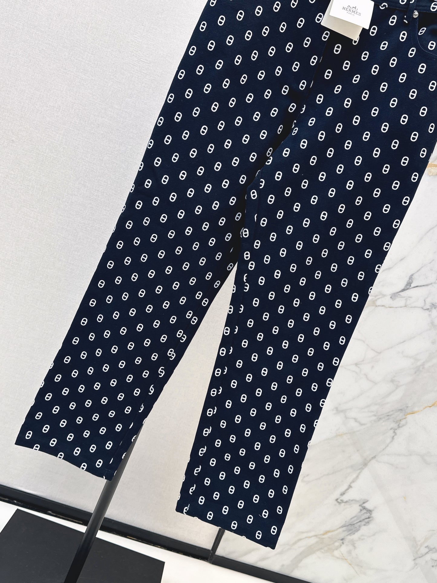 26ss Pig nose print jeans