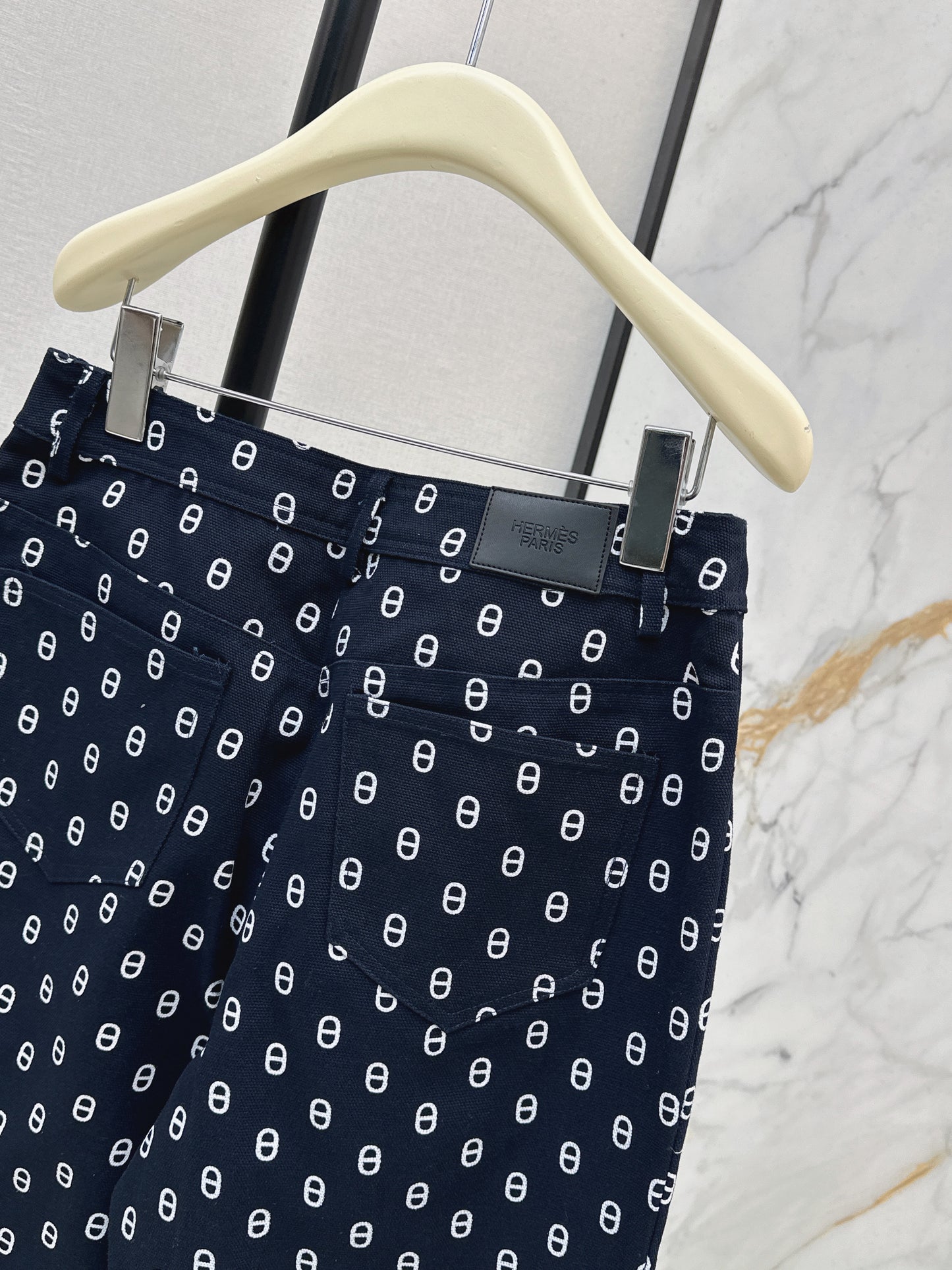 26ss Pig nose print jeans