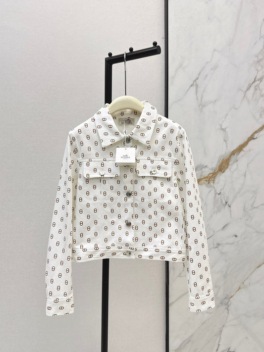 26ss Collared Denim Jacket