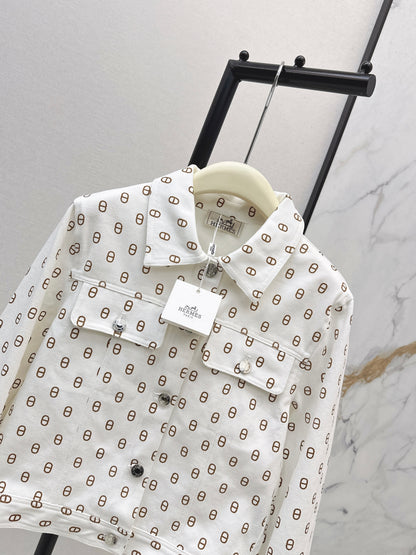 26ss Collared Denim Jacket