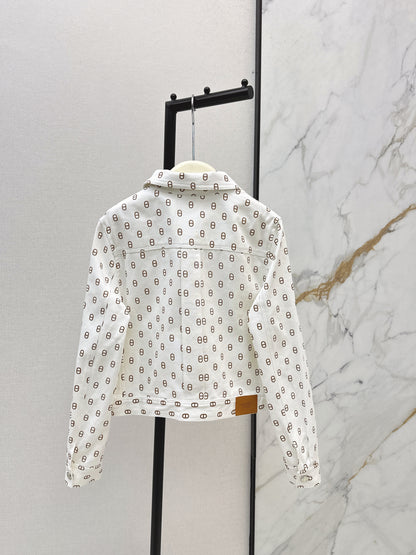 26ss Collared Denim Jacket