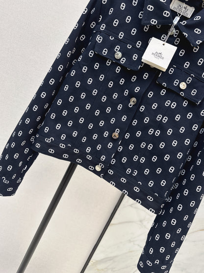26ss Collared Denim Jacket