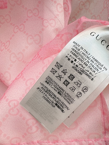 26ss Printed Ribbon Sheer Two-Piece Set