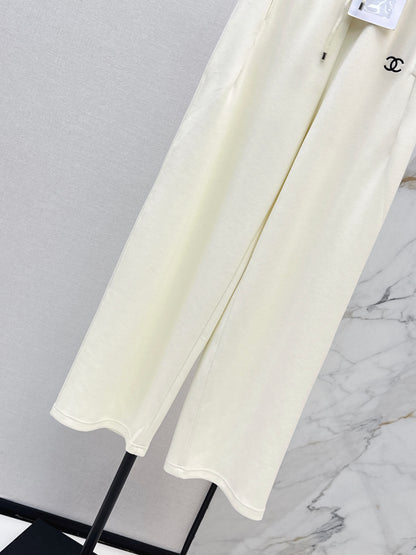 26ss Elastic waist casual trousers