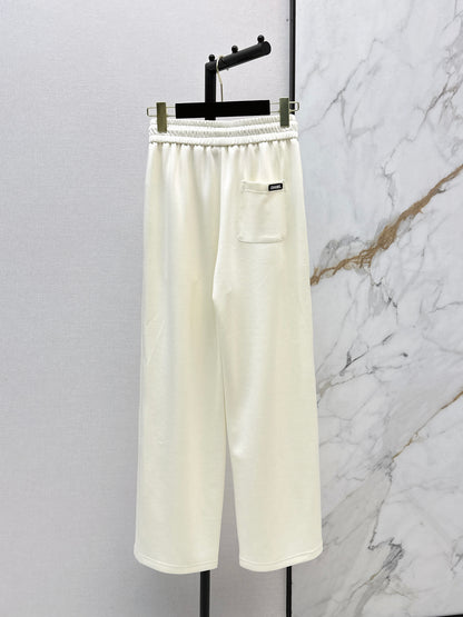 26ss Elastic waist casual trousers
