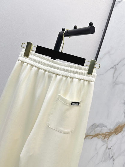 26ss Elastic waist casual trousers