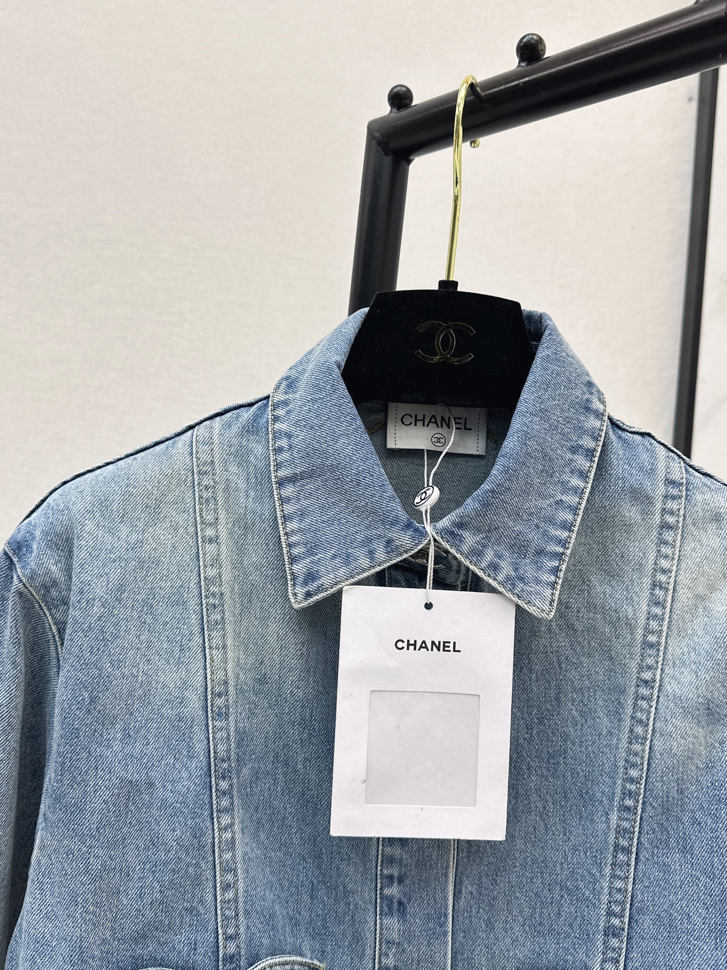 26ss Denim Jacket with Pocket Decoration