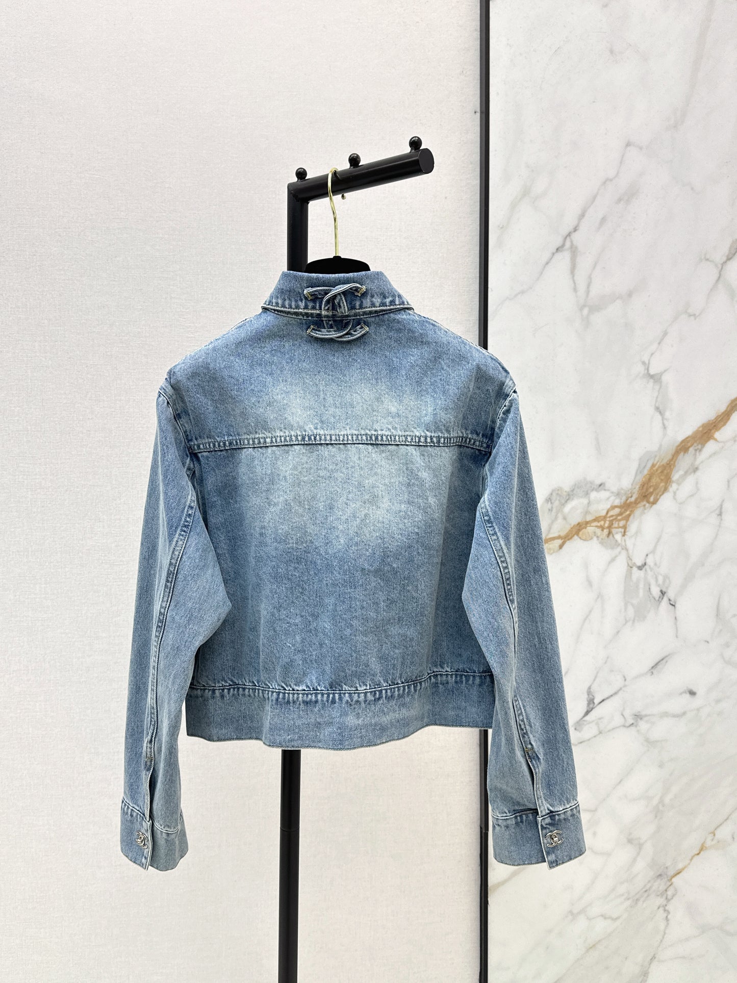 26ss Denim Jacket with Pocket Decoration