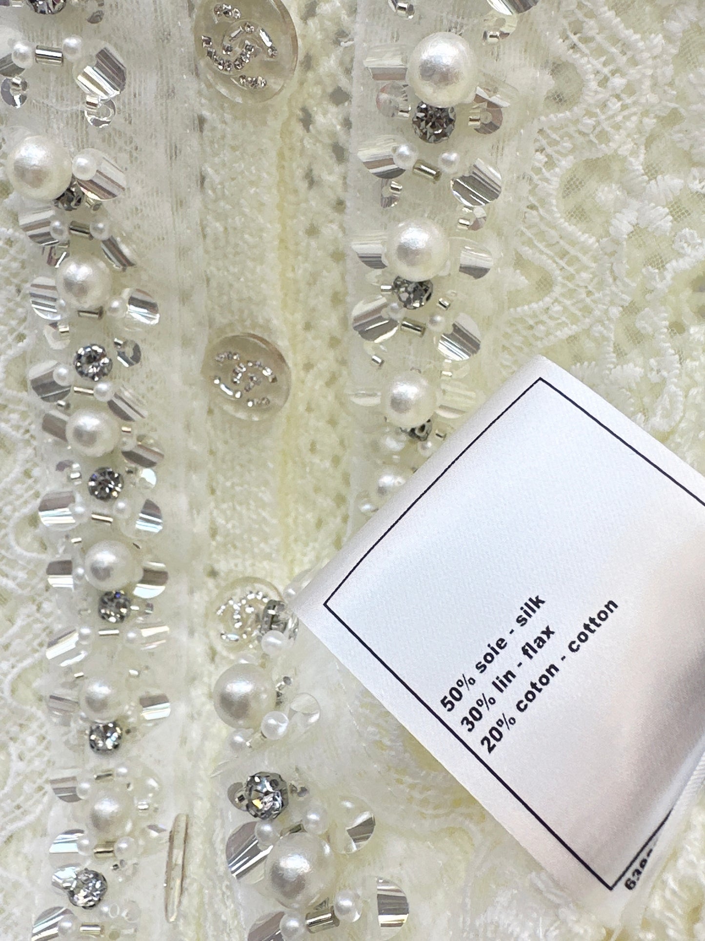 26ss Rhinestone-studded V-neck knit vest