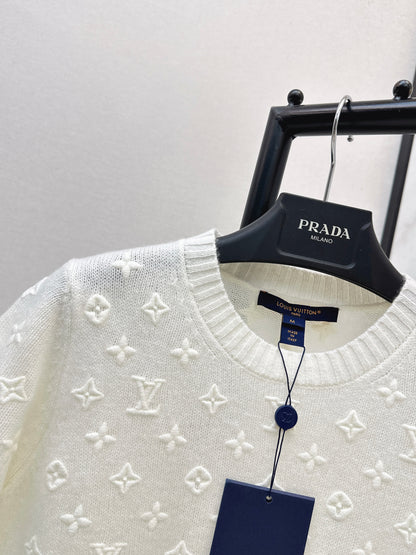 26ss Monogram Logo Knit T-Shirt