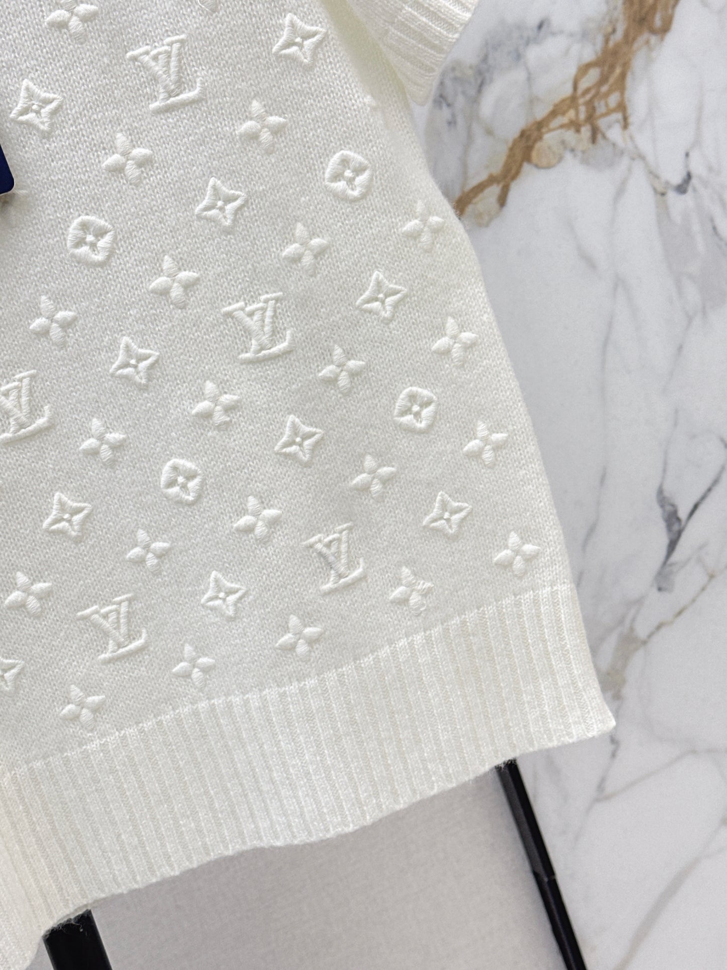 26ss Monogram Logo Knit T-Shirt