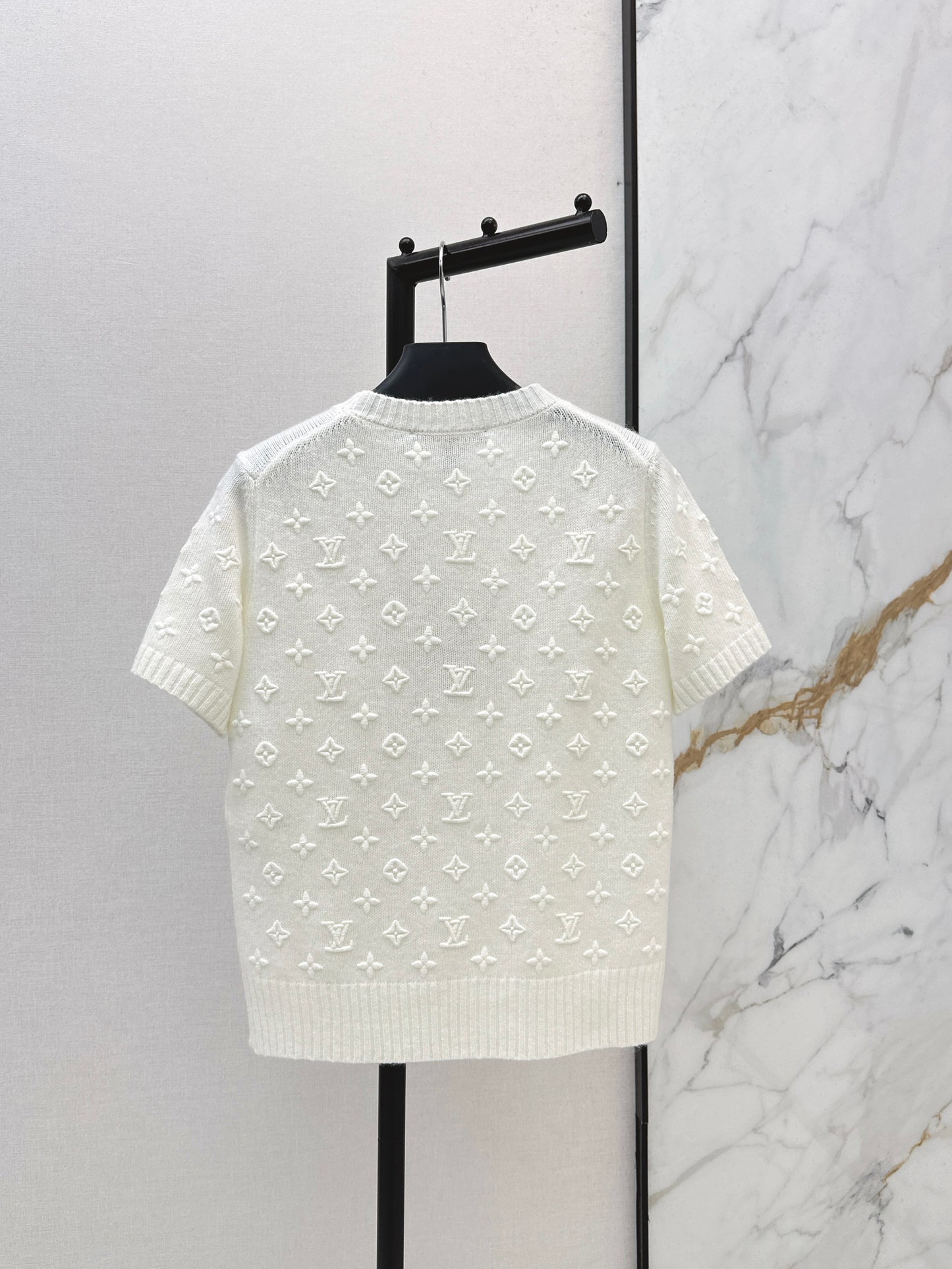26ss Monogram Logo Knit T-Shirt