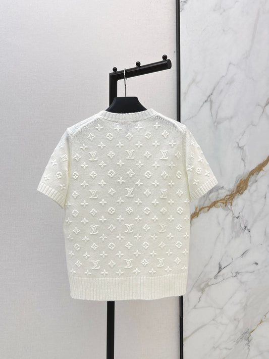 26ss Monogram Logo Knit T-Shirt