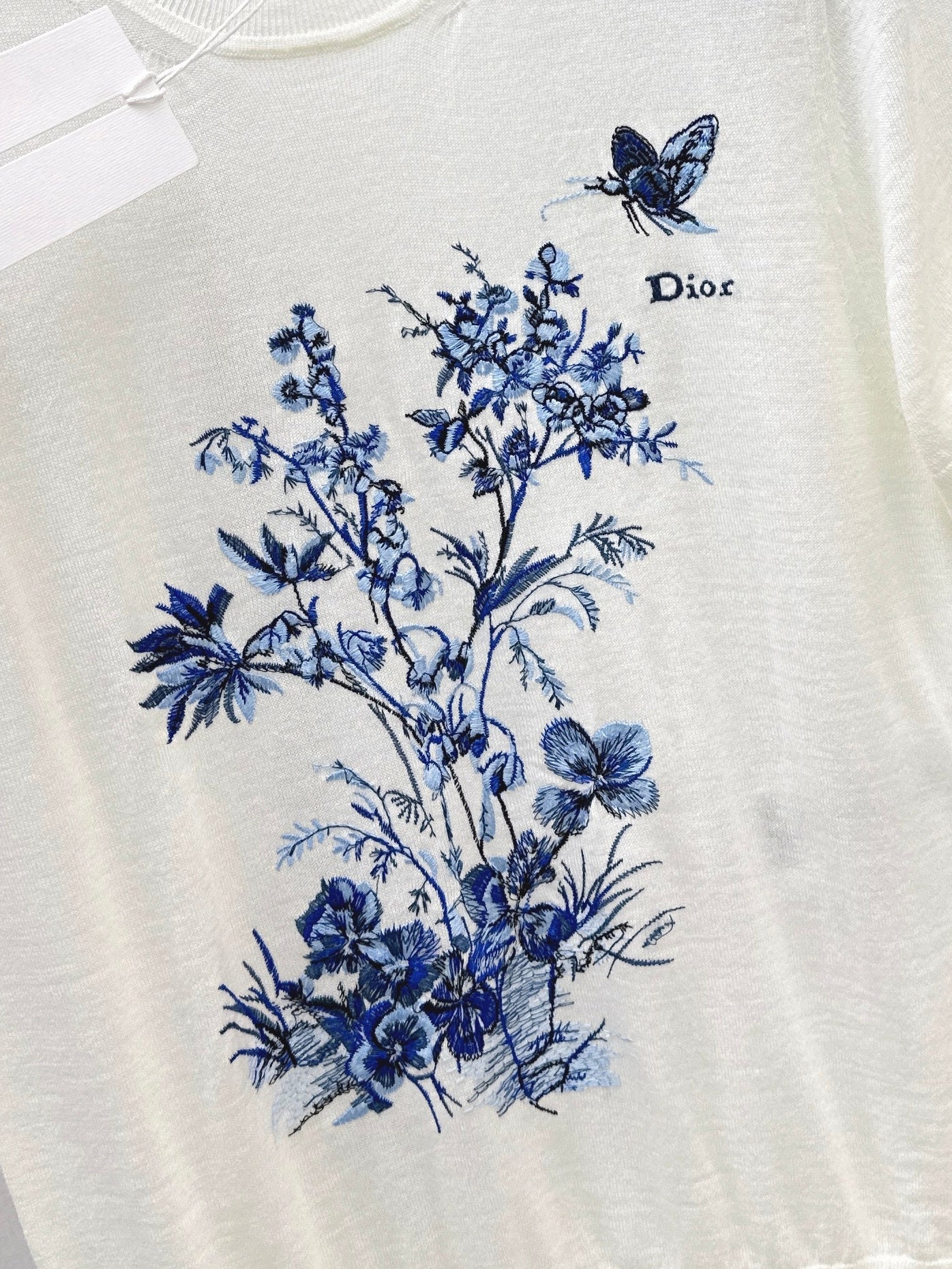 26ss Floral Embroidery Short-Sleeve T-Shirt