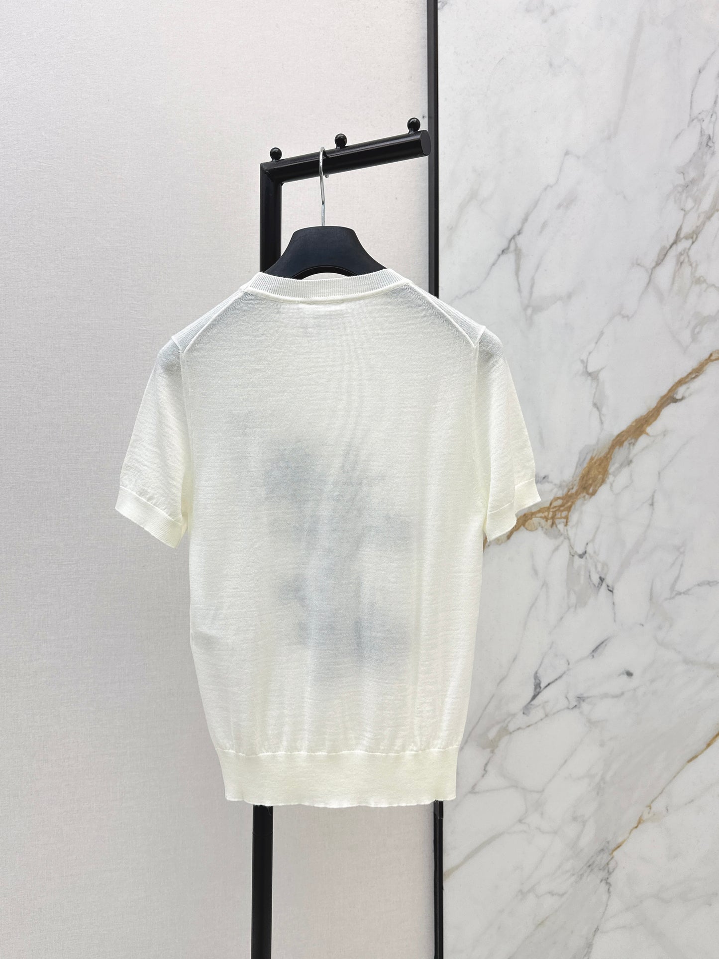 26ss Floral Embroidery Short-Sleeve T-Shirt