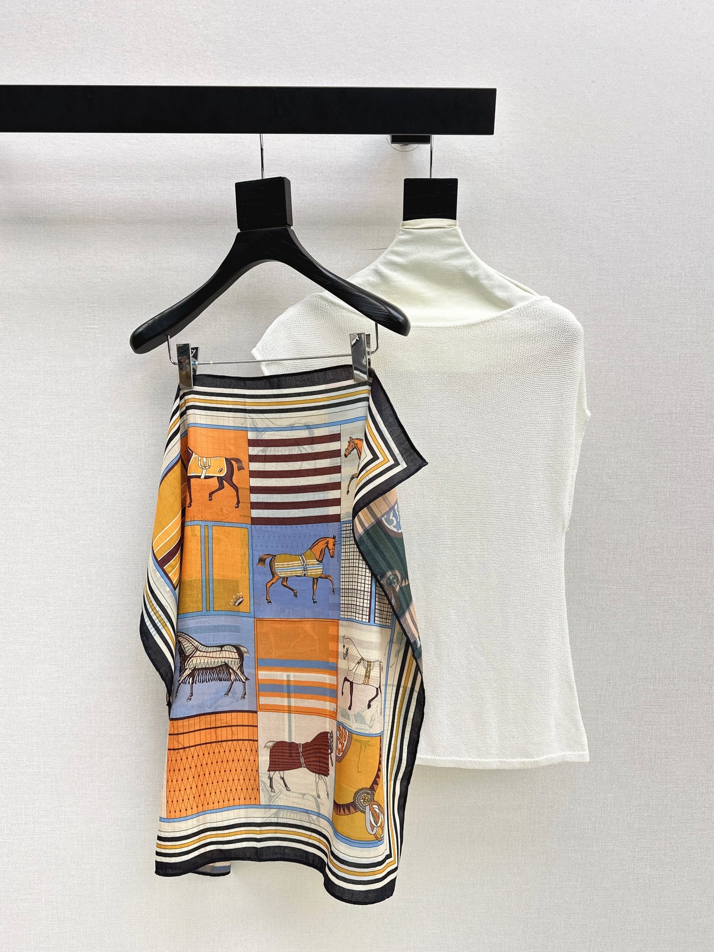 26ss Silk Scarf Knitwear