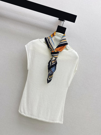 26ss Silk Scarf Knitwear